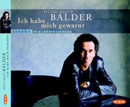 Ich habe mich gewarnt. 2 CDs . Autorenlesung