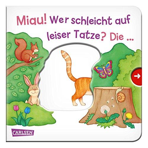 Miau! Wer schleicht auf leiser Tatze? Die ... Katze!: Mein erster Reime-Bilder-Spaß mit Schieber: Kleine Tiere