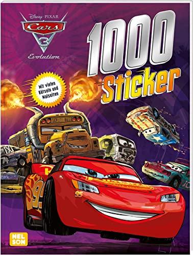 Disney Cars 3: 1000 Sticker: Mit vielen Rätseln und Malseiten