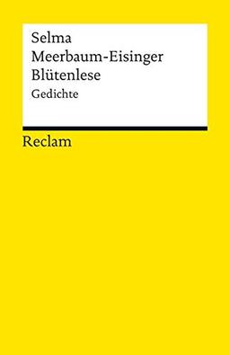 Blütenlese: Gedichte (Reclams Universal-Bibliothek)