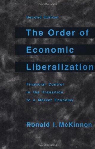 The Order of Economic Liberalization: Financial Control in the Transition to a Market Economy (Johns Hopkins Studies in Development)