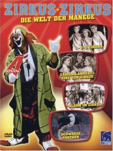 Zirkus Zirkus - Die Welt der Manege: 1-2-3 Corona / Carola Lamberti / Alarm im Zirkus / Schwarze Panther - 4er Digipack [4 DVDs]