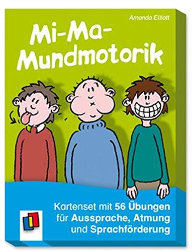 Mi-Ma-Mundmotorik: Kartenset mit 50 Übungen für Aussprache, Atmung und Sprachförderung