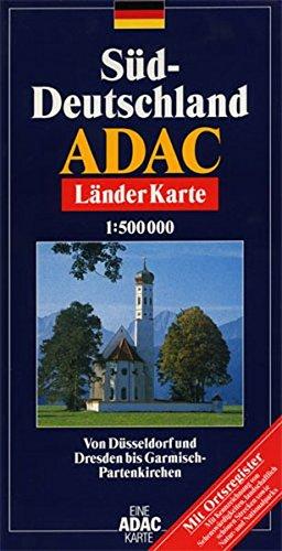 ADAC Karte, Süddeutschland (ADAC Länderkarten)