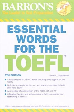 Essential Words for the TOEFL (Barron's Essential Words for the TOEFL)