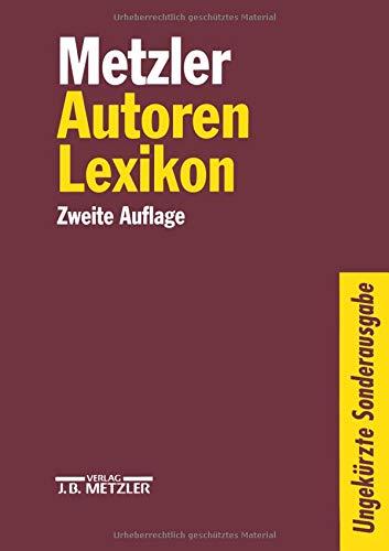 Metzler Autoren Lexikon