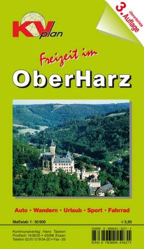 Oberharz: 1:50.000 Reiseführer mit eingesteckter Wanderkarte mit Wanderwegen des Harzklubs (KVplan-Freizeit-Reihe)