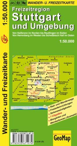 Freizeitregion Stuttgart und Umgebung 1 : 50 000. Wander- und Freizeitkarte