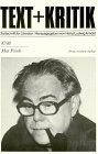 Text und Kritik, H.47/48, Max Frisch (Text + Kritik)