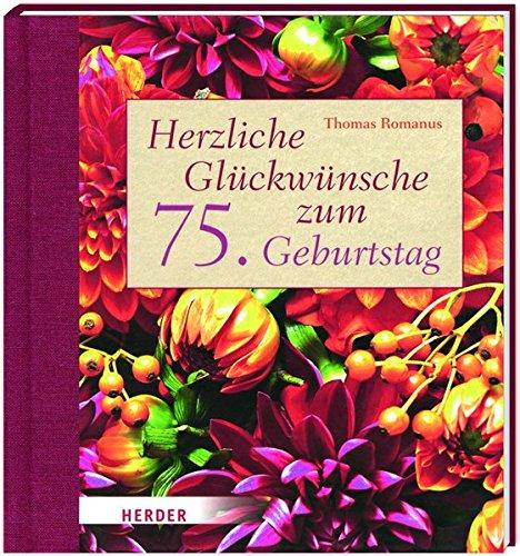 Herzliche Glückwünsche zum 75. Geburtstag