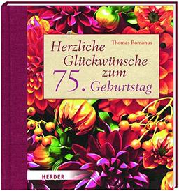 Herzliche Glückwünsche zum 75. Geburtstag