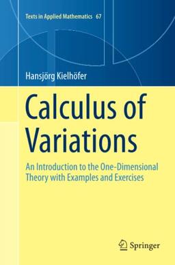 Calculus of Variations: An Introduction to the One-Dimensional Theory with Examples and Exercises (Texts in Applied Mathematics, Band 67)