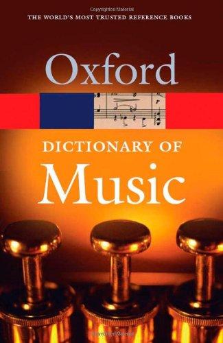 The Concise Oxford Dictionary of Music (Oxford Paperback Reference)