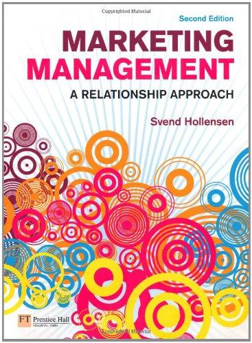 Marketing Management: A Relationship Approach