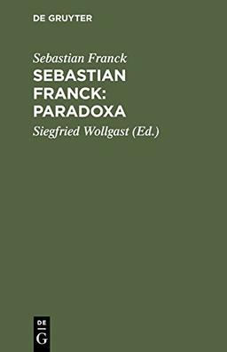 Sebastian Franck: Paradoxa