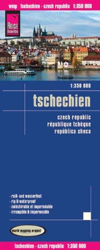 Reise Know-How Landkarte Tschechien (1:350.000): world mapping project: Kartenbild 2seitig, klassifiziertes Straßennetz, Ortsindex, GPS-tauglich, wasserfest imprägniert