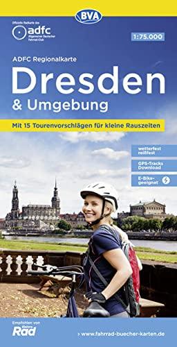 ADFC Regionalkarte Dresden & Umgebung mit Tourenvorschlägen, 1:75.000, reiß- und wetterfest, GPS-Tracks Download, E-Bike geeignet (ADFC-Regionalkarte 1:75000)