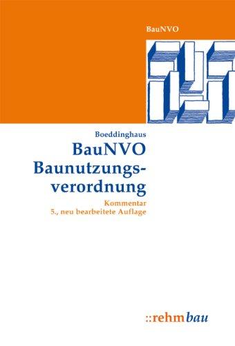 BauNVO - Baunutzungsverordnung: Kommentar