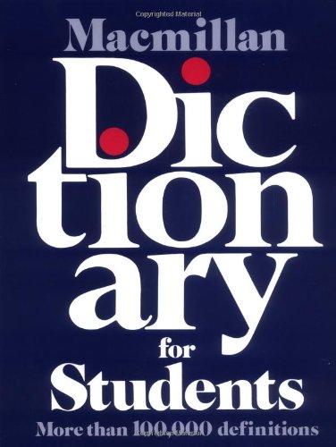 Macmillan Dictionary for Students