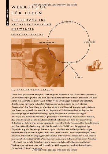 Werkzeuge für Ideen: Einführung ins architektonische Entwerfen