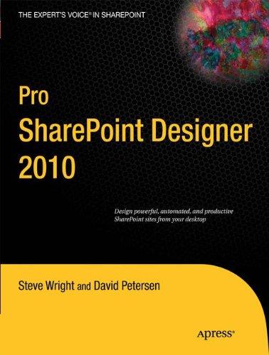 Pro SharePoint Designer 2010 (Professional Apress)