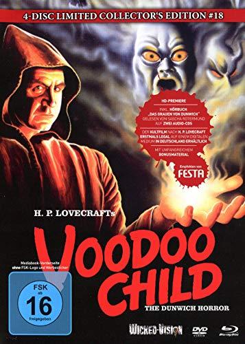 Voodoo Child (The Dunwich Horror) - 4-Disc Limited Collector's Edition Nr.18 (Blu-ray + DVD + 2 Audio CDs) -  Limitiertes Mediabook auf 222 Stück, Cover B