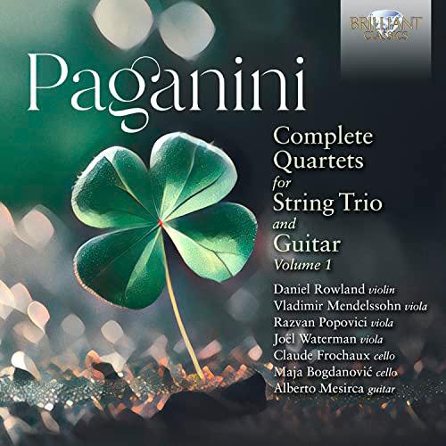 Paganini:Quartets for String Trio Guitar Vol.1