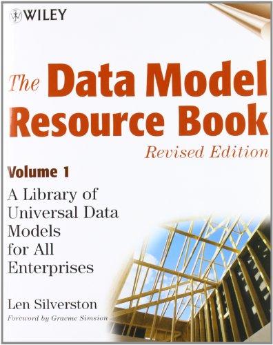 The Data Model Resource Book: A Library of Universal Data Models for All Enterprises, Volume 1