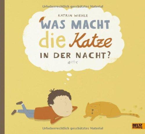 Was macht die Katze in der Nacht?: Vierfarbiges Bilderbuch