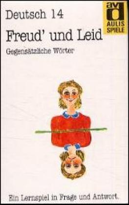 Aulis Kartenspiele. Faltschachtel mit 80 Spielkarten, 1 Spielanleitung und 1 Lösungskarte. Kartenformat 8,9 × 5,7 cm: Aulis Spiele, Deutsch, Nr.14, Freud' und Leid, Gegensätzliche Wörter