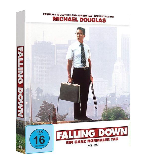 Falling Down - Ein ganz normaler Tag - Limited Mediabook A Original (Deutsche Blu-ray-Premiere des Kultfilm / Meisterwerk) (DVD + Blu-ray)