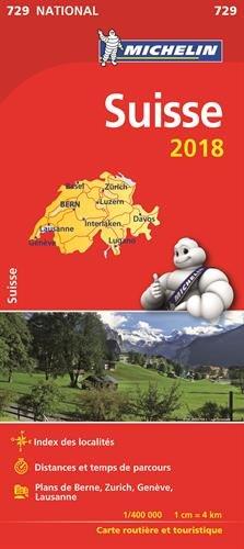 Carte Suisse Michelin 2018