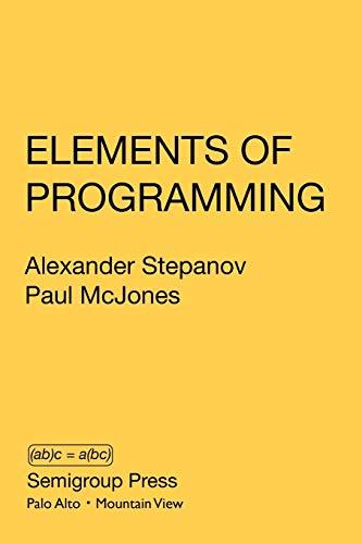 Elements of Programming