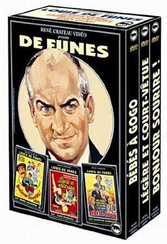 Coffret louis de funès, vol. 1 : bonjour sourire ; légère et court vêtue ; bébés à gogo [FR Import]