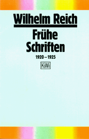 Frühe Schriften 1920-1925.