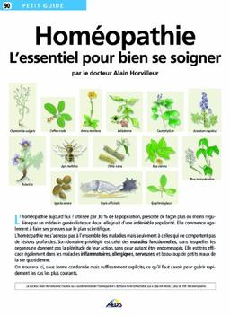 Homéopathie : l'essentiel pour bien se soigner