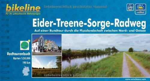 Bikeline Eider-Treene-Sorge-Radweg 1 : 50 000.  GPS-Track Download.  wetterfest und reißfest