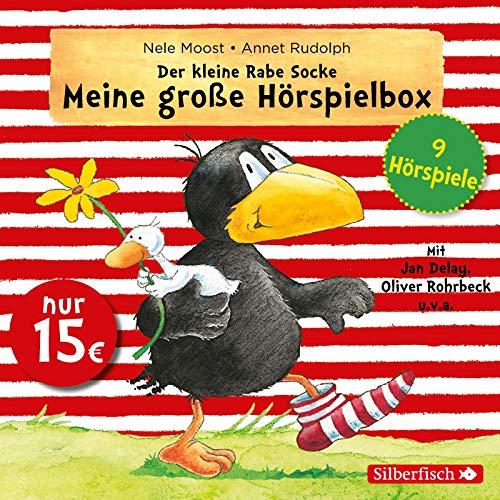 Der kleine Rabe Socke - Meine große Hörspielbox (Kleiner Rabe Socke ): Alles rabenstark!, Alles aufgeräumt!, Alles kaputt! / Alles vermurkst!, Alles ... Alles für dich!, Alles getröstet!: 3 CDs