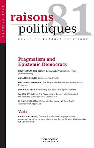 Raisons politiques, n° 81. Pragmatism and epistemic democracy