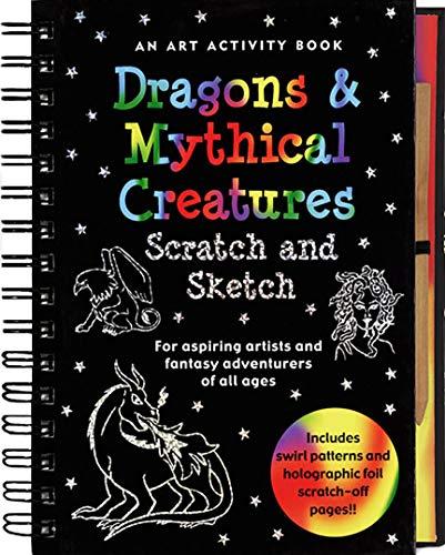 Dragons & Mythical Creatures: An Art Activity Book [With Wooden Stylus] (Scratch & Sketch)