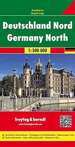 Freytag Berndt Autokarten, Deutschland Nord - Maßstab 1:500 000