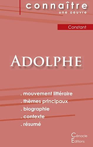 Fiche de lecture Adolphe de Benjamin Constant (Analyse littéraire de référence et résumé complet)