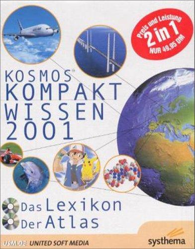 Kosmos Kompaktwissen 2001 (Lexikon und Atlas). 2 CD- ROM für Windows 95/98.