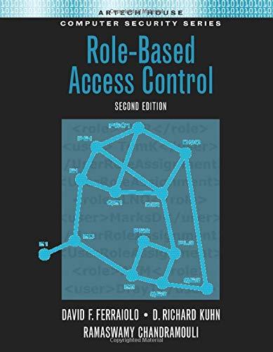 Role-Based Access Control, Second Edition (Artech House Computing Library)