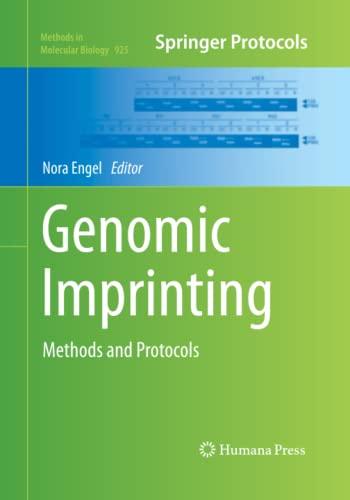 Genomic Imprinting: Methods and Protocols (Methods in Molecular Biology, Band 925)