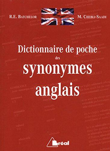 Dictionnaire de poche des synonymes anglais