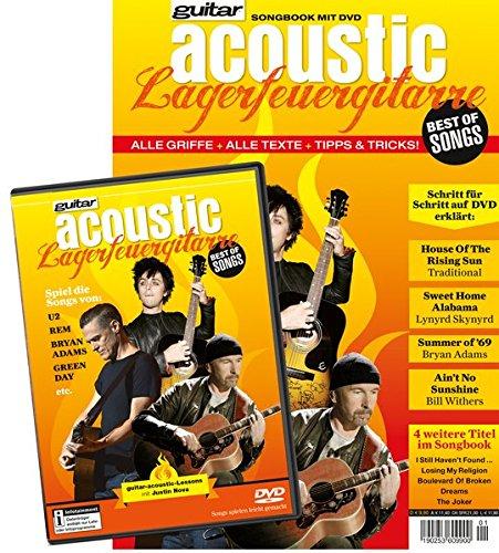 guitar acoustic Lagerfeuergitarre Best of Songs: Songbook mit DVD