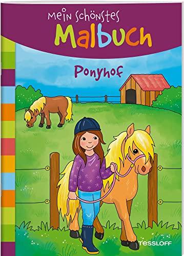 Mein schönstes Malbuch. Ponyhof: Malen für Kinder ab 5 Jahren (Malbücher und -blöcke)