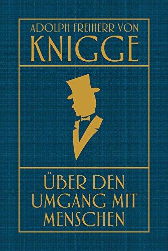 Über den Umgang mit Menschen: Leinen mit Goldprägung