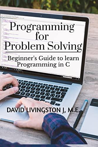 Programming for Problem Solving